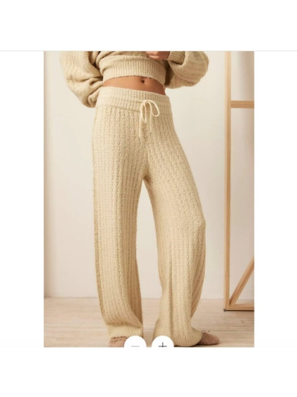 Urban Outfitters Purple Out From Under Mina Cable Knit Pant M - Picture 16 of 16